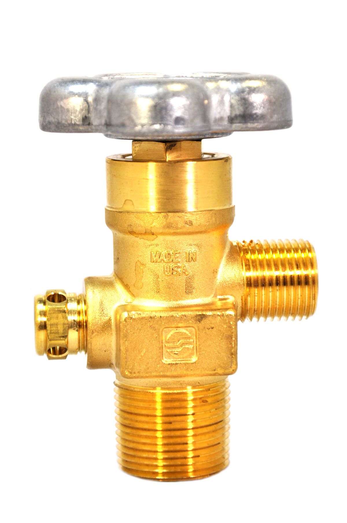 Sherwood CGA 347 Breathing Air Cylinder Valve, 3/4" NGT, 6750 PSI PRD