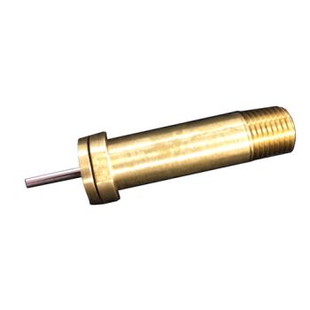 Residual Pressure Valve Nipple w/washer, CGA 320 & CGA 330, RETRACTABLE PIN