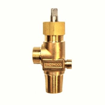Sherwood ASB Chlorine Valve, CGA 330, 3/4'' NGT, Cap, O2 Clean