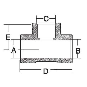 Tee .843 - .847 x .843 - .847 x .843 - .847 6000 PSI WP