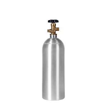15lb Aluminum Co2 Cylinder With CGA 320 Valve, No Carry Handle