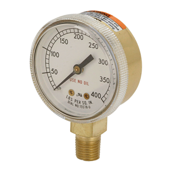 2" Gauge, 0 to 400 PSIG