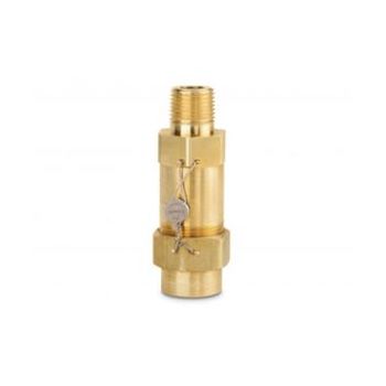 Female Connection Pressure Relief Valve, 1 1/4 NPT x 1 1/4 FPT, 300 PSI, Discharge Capacity: 111.0