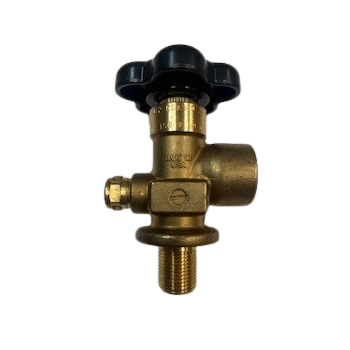 Sherwood Cylinder Valve CGA 580, .750-16 UNF2A, CG1 PRD, Lexan Hand-wheel - GV58051-28LX-75