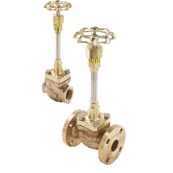 RegO Goddard Bronze Globe Valve with Short Stem for Cryogenic Service Bronze Valve Globe 1" NPT End
