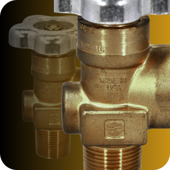 Sherwood CGA 680 Cylinder Valve, Double O-Ring, 3/4 NGT, NO PRD GVHM68060