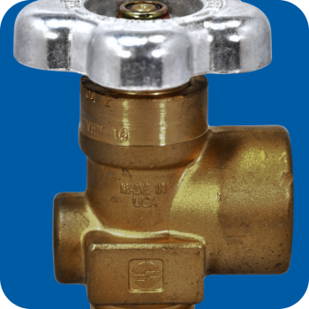Sherwood CGA 680 Cylinder Valve, Double O-Ring, 3/4 NGT+24, CG1 PRD GVHM68061-55-24