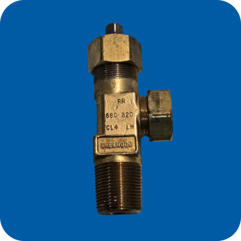 Sherwood 1"-11.5 NGT-CL Ton Container Valve