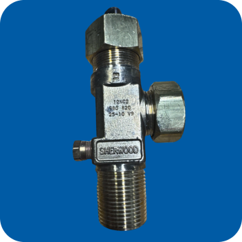 Sherwood 1"-11.5 NGT-CL Ton Container Valve