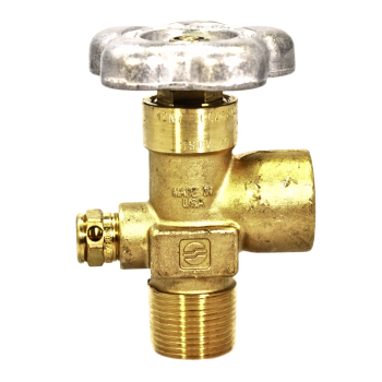 Sherwood Cylinder Valve CGA 580, 3/4 NGT, CG1 PRD - GV58061-35