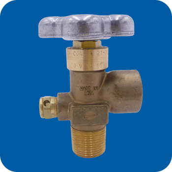 Sherwood CGA 680 Cylinder Valve, Double O-Ring, 3/4 NGT, NO PRD GVHM68060