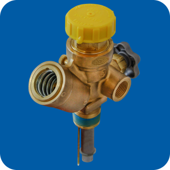 Multi-Service 100-200# DOT Cluster Valve 3/4"NGT W/Fill & 375PSI Relief W/11.2" Diptube & MEJ401SC