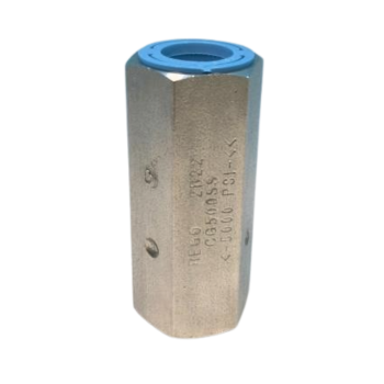 RegO Stainless Steel Inline Check Valve - Metal Seating 1/2" x 1/2" Female - Max 5000 PSIG