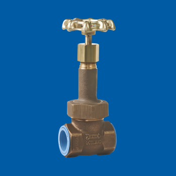 REGO 1" OXYGEN CLEAN BRONZE GATE VALVE w/ SILVER BRAZE, MAX 400 PSIG, B-302-8S4