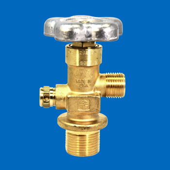 Sherwood CO2 Cylinder Valve CGA 320, 1-1/8 UNF, 3360psi PRD - GV32051-32