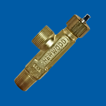 Sherwood CGA 520 Acetylene Valve, 3/8'' NGT Wrench Operated CG3 PRD