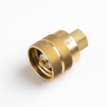 Female Acme Connector Propane Forklift Cylinder, 1-1/4" Female ACME X 1/4" FNPT, (ME220F)