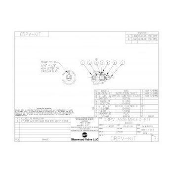 Sherwood GSRPV Repair Kit