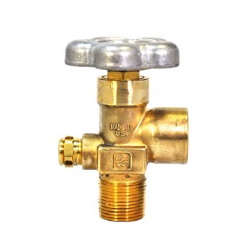 Sherwood Cylinder Valve, CGA 296, 3/4 NGT, CG1 PRD - GV29661-38