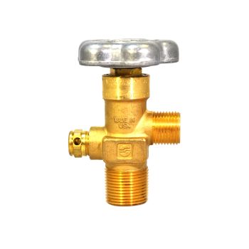 Sherwood CO2 Cylinder Valve CGA 320, 3/4 NGT 4oversize, 3360psi CG1 PRD - GV32061-32-4