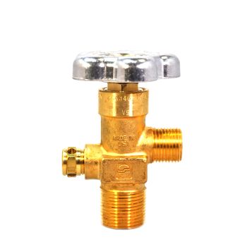 Sherwood Cylinder Valve CGA 346, 3/4 NGT, 3360psi PRD - GV34661-32