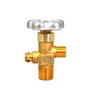 Sherwood Cylinder Valve CGA 346, 3/4 NGT 7 Oversize, 3360psi PRD - GV34661-32-7