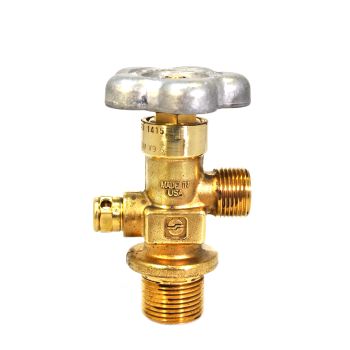 Sherwood Cylinder Valve CGA 540, .750-16 UNF2A, CG1 PRD - GV54051-28-75