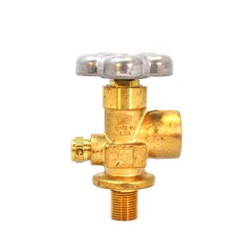 Sherwood Cylinder Valve CGA 580, .750-16 UNF2A, CG1 PRD - GV58051-32-75