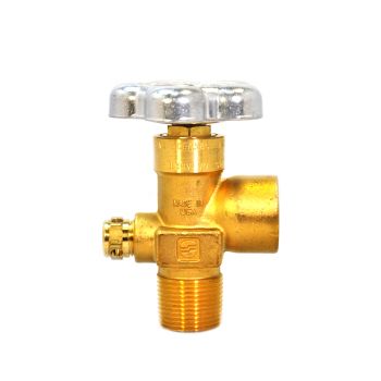 Sherwood Cylinder Valve CGA 580, 3/4 NGT+4, CG1 PRD - GV58061-35-4