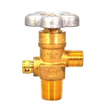Sherwood CGA 347 Breathing Air Cylinder Valve, Double O-Ring, 3/4 NGT, 5833psi PRD GVHM34761-55