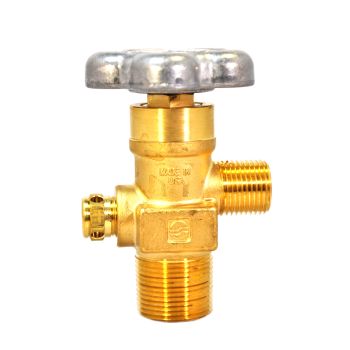 Sherwood CGA 347 Breathing Air Cylinder Valve, 3/4" 24 Oversize NGT, 6750psi PRD GVHM34761-65-24