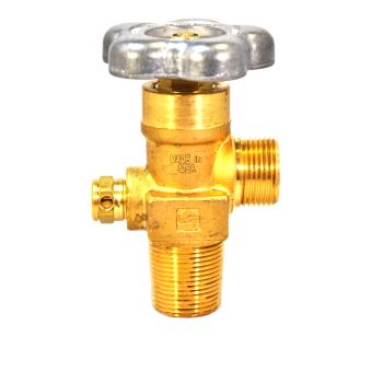 Sherwood CGA 677 Cylinder Valve, Double O-Ring, 25E Inlet, CG1 PRD GVHM67725E1-85
