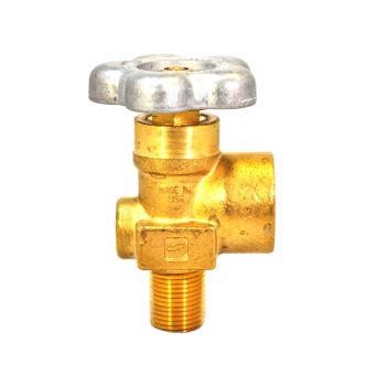 Sherwood CGA 680 Cylinder Valve, Double O-Ring, 1/2 NGT, NO PRD GVHM68040