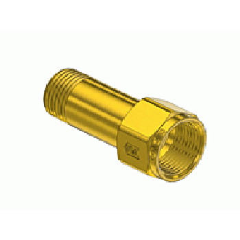 Outlet Adaptor - CGA 580, Argon, Helium, Nitrogen, Brass