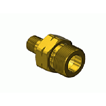 Outlet Adaptor - CGA 677, Argon, Helium, Nitrogen, Brass