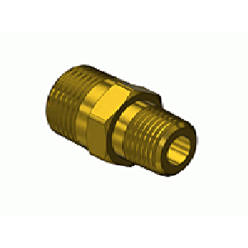 Hex Brass Nipple