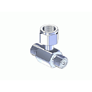 GGA320, Chrome Plated Brass CGA Manifold Coupler Tee