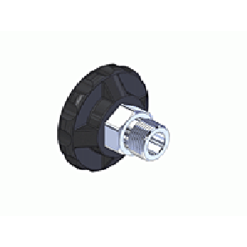 CGA-580 Handtight Nut for Argon, Helium, Nitrogen