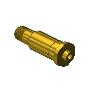 Western #603-3S - Nipple, CGA 660, 1/4 NPTM, 2.5 LNG"