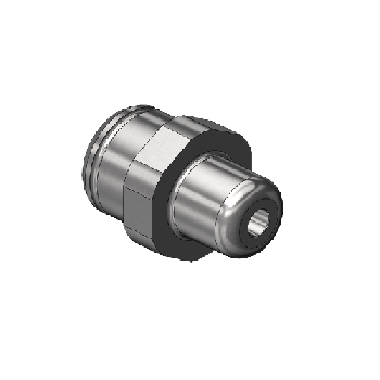 Western #SS-60M1 - Nipple, CGA 677, 1/4 RECESS"