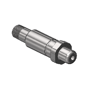 Nipple, CGA 677, 1/4 NPTM, 3 LNG"