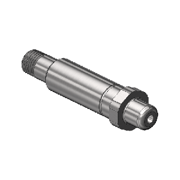 Nipple, CGA 677 , 1/4 NPTM, 3.5 LNG"
