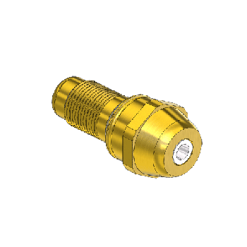 Nipple, CGA 520, 1/2-27 UNS, 1.75LNG."