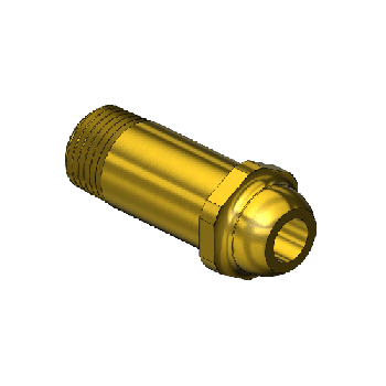 Western #D-20 -  Nipple, D-SIZE, 1/2NPTM, 2.5LNG"