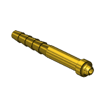 Western #AW-24 - Inert Arc Barb Hose Nipple, A SIZE, 1/8'' ID