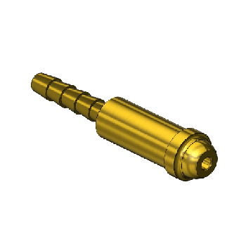 Western #AW-18 - Inert Arc Barb Hose Nipple, B SIZE, 3/16'' ID
