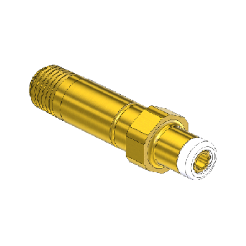 Western #614-5 - Soft Tip Nipple,CGA  346, 1/4NPTM, 2.5'' LNG