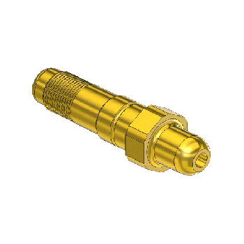 Western #14-4SF - Nipple, CGA 346, 1/2-27UNS, 2.5'' LNG"