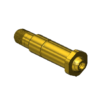 Western #680-3 - Nipple,  CGA 680/CGA 695/CGA 702, 1/4 NPTM, 3LNG