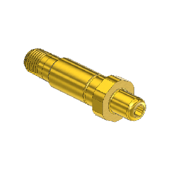 Western #701-4SF - Nipple, CGA 701, 1/4NPTM, 3LNG